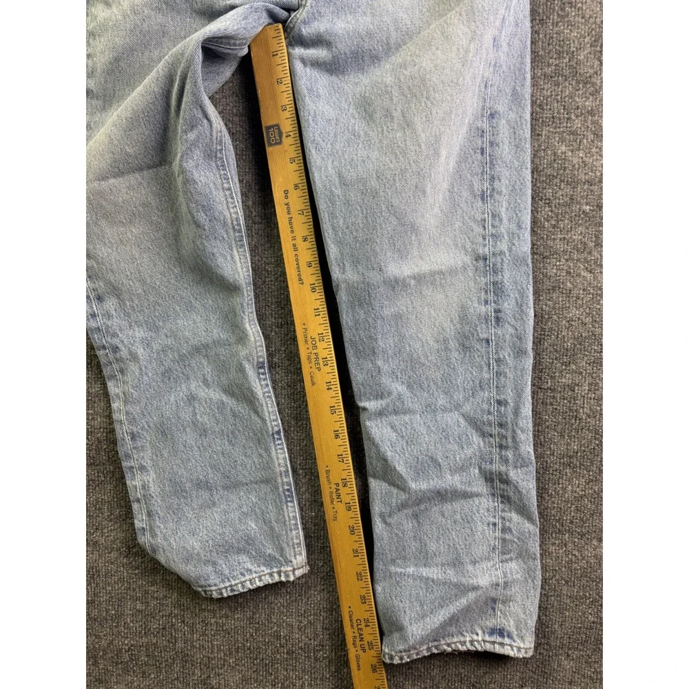 AGOLDE Straight Leg Jeans Womens 27 Light Wash High Rise Button Fly‎ Denim